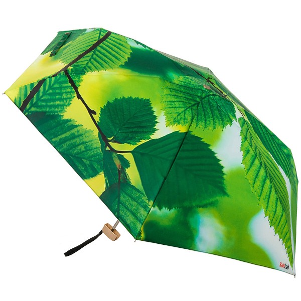 Плоский мини зонтик с листьями вяза RainLab Fl-004